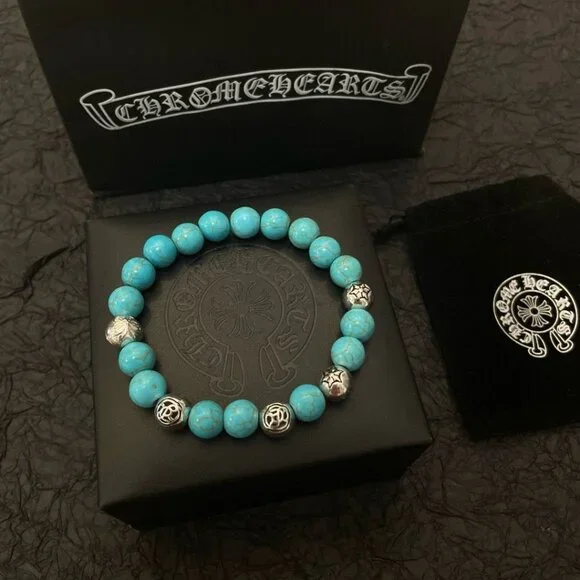 💛💛Chrome hearts Blue agate bracelet